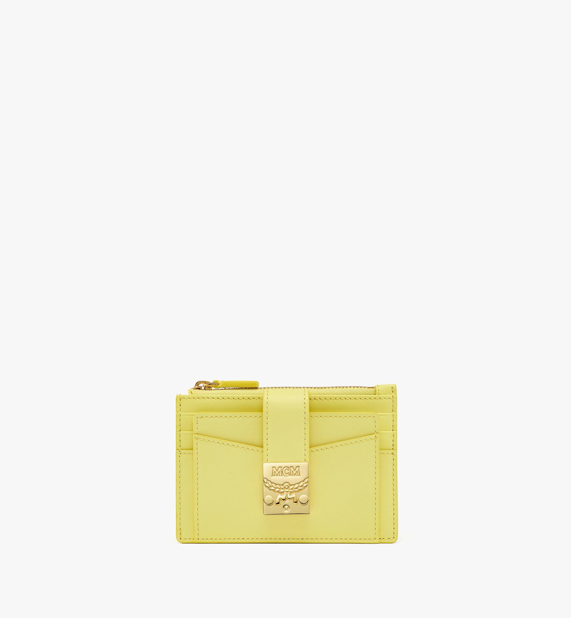 MCM Women's Small Wallets Luxury Leather Mini ZipAround Wallets